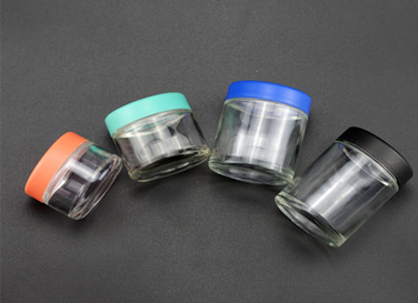 Glas Container CRC Jar met Child Resistent Cap voor CBD